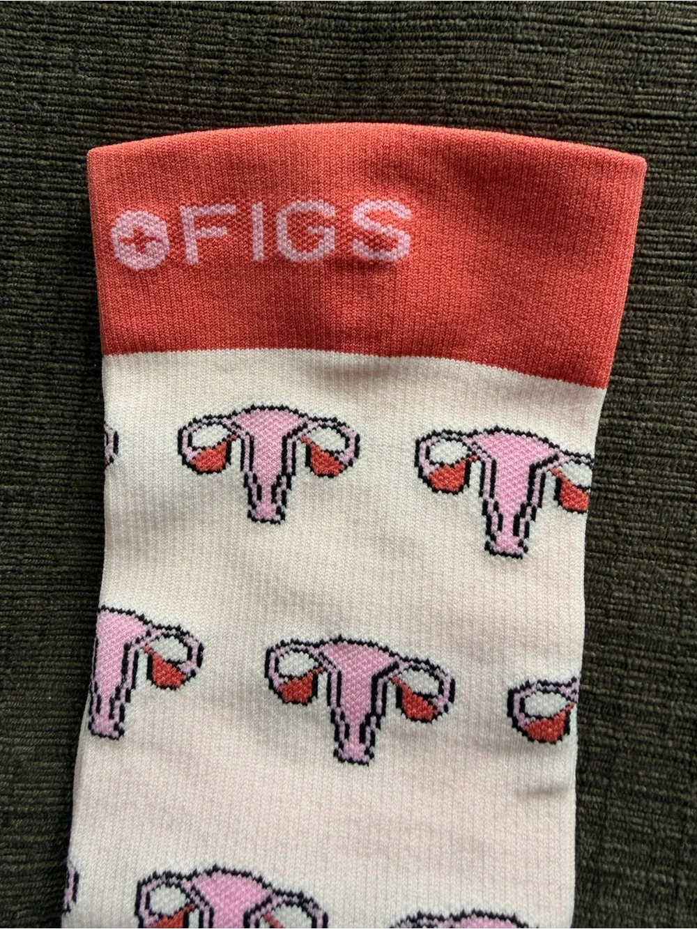 FIGS Compression Ovary-Chiever Obstetrician Nurse Medical Socks Size Small